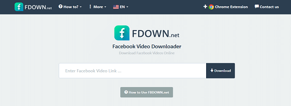 telecharger video Facebook avec fbdown.net