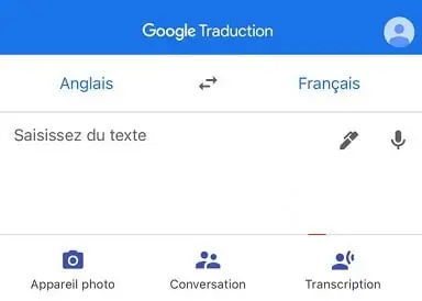 Google traduction transcription en temps réel