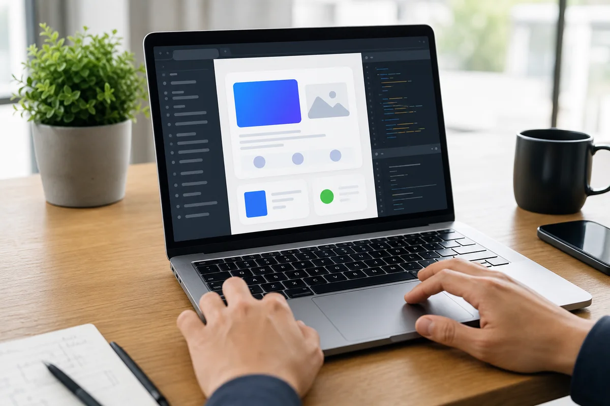Création d’une application web avec un outil IA dans le navigateur