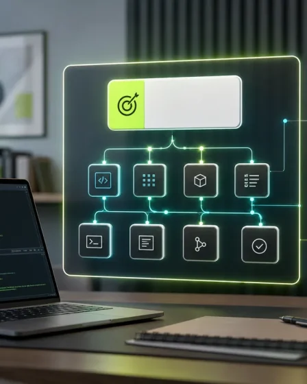 Agent IA Codex avec objectif de travail clair sur un écran futuriste
