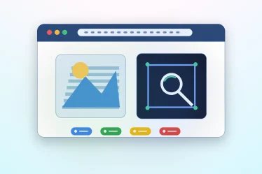 Illustration de recherche inversée image avec Google Lens sur PC