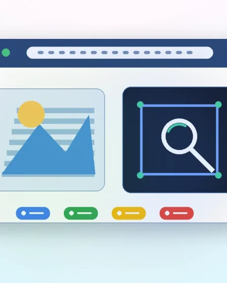 Illustration de recherche inversée image avec Google Lens sur PC