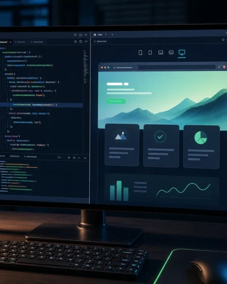 Editeur de code avec apercu web integre pour tester une application
