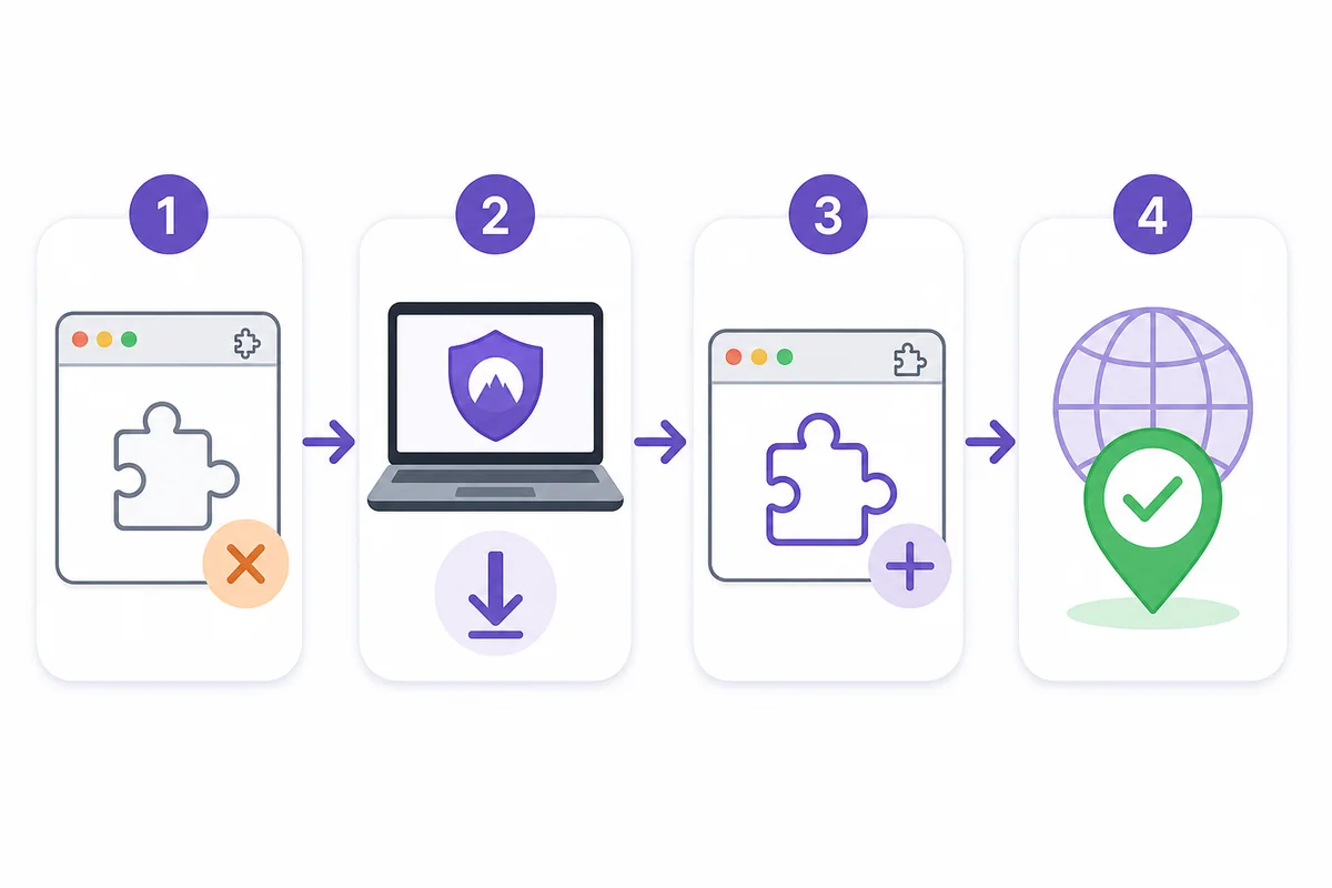 Plan de secours quand l’extension Proton VPN Firefox bloque