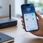 iPhone connecté en Wi-Fi avec une protection contre les publicités sous iOS 27